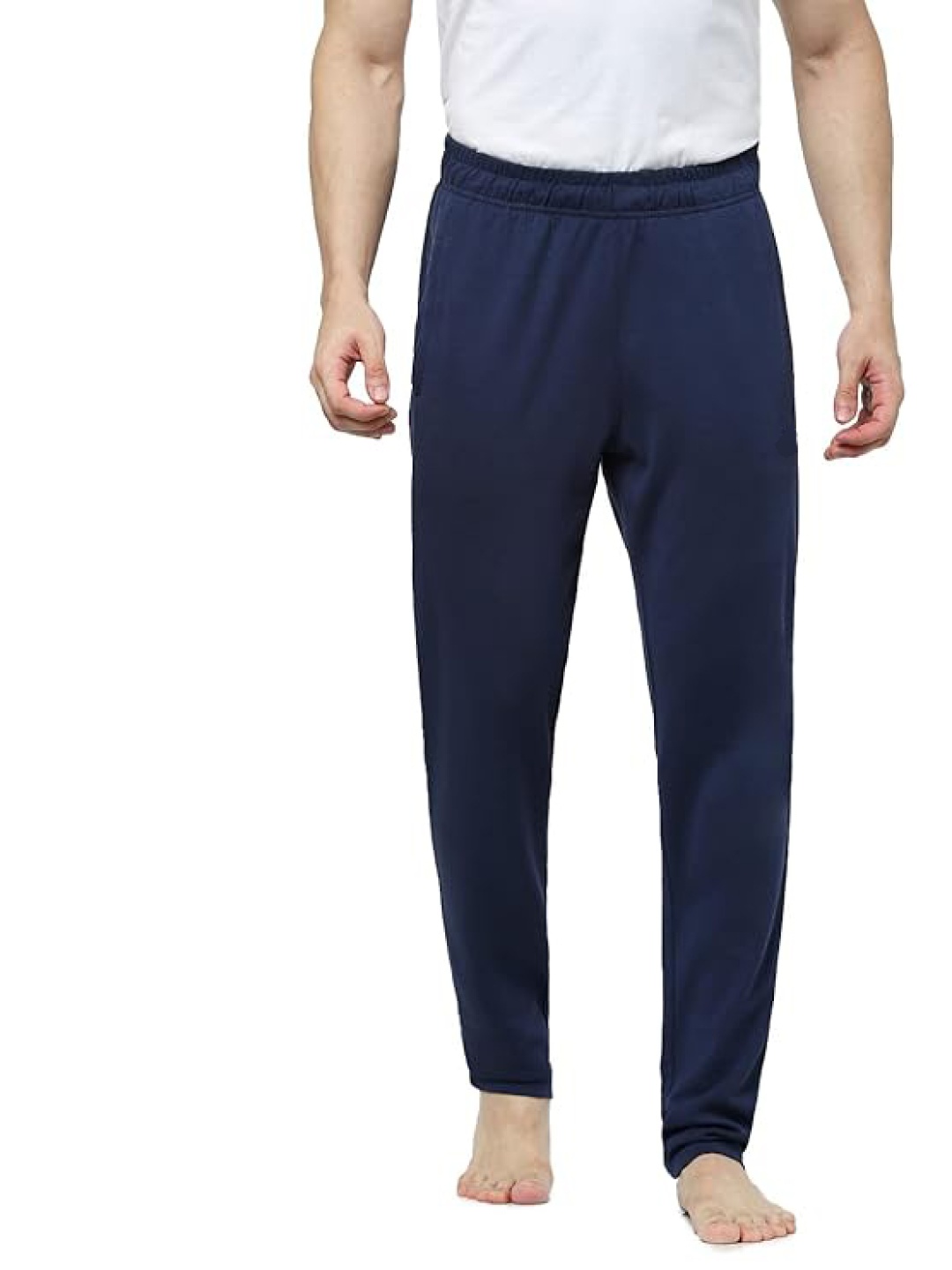 

Moda Rapido Men Straight-Fit Mid Rise Track Pant, Navy blue