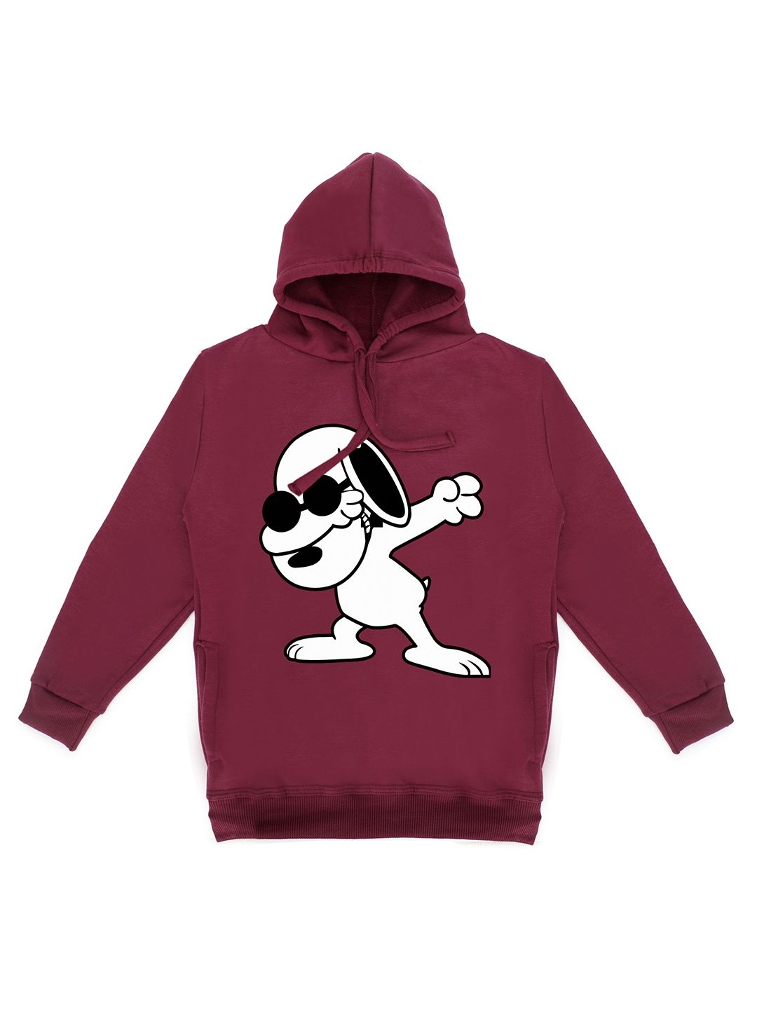 

Fabvio Plus Unisex Kids Printed Hooded Sweatshirt, Purple
