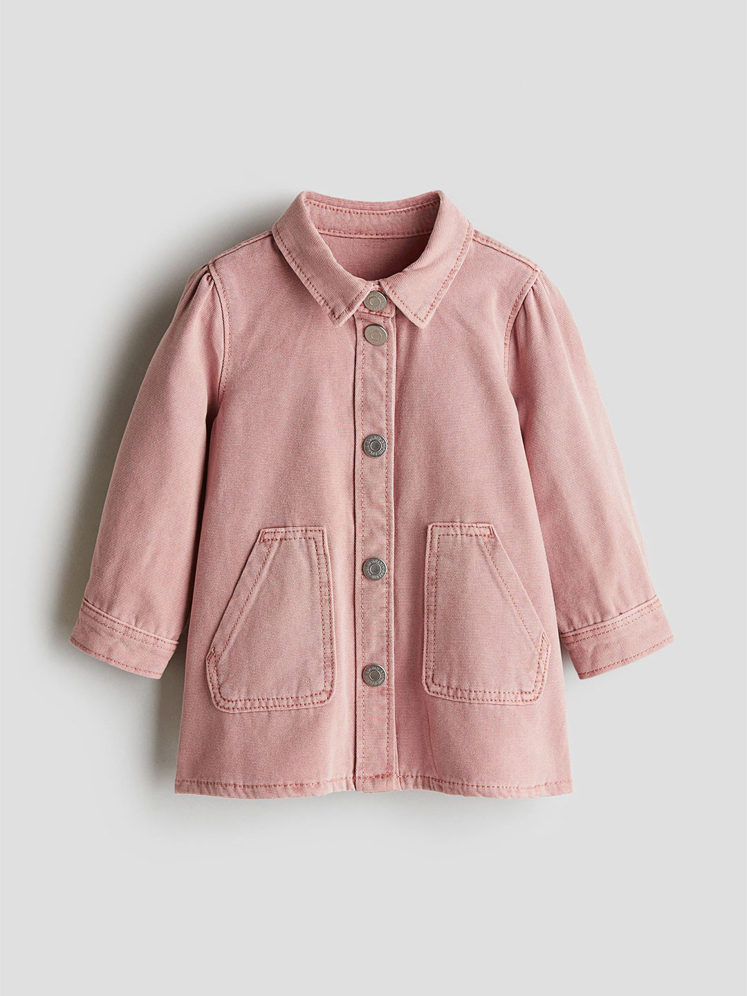 

H&M Denim Shirt Dress, Pink