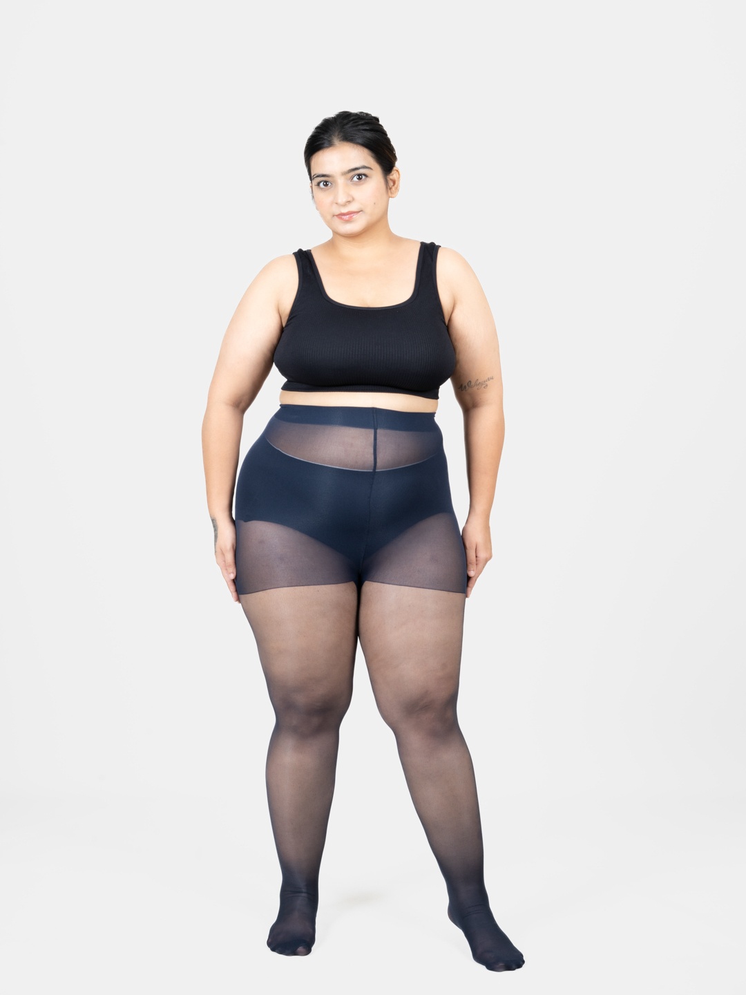 

Shapercult Women Indestructible Ultra Premium Anti Scratch Stockings, Navy blue