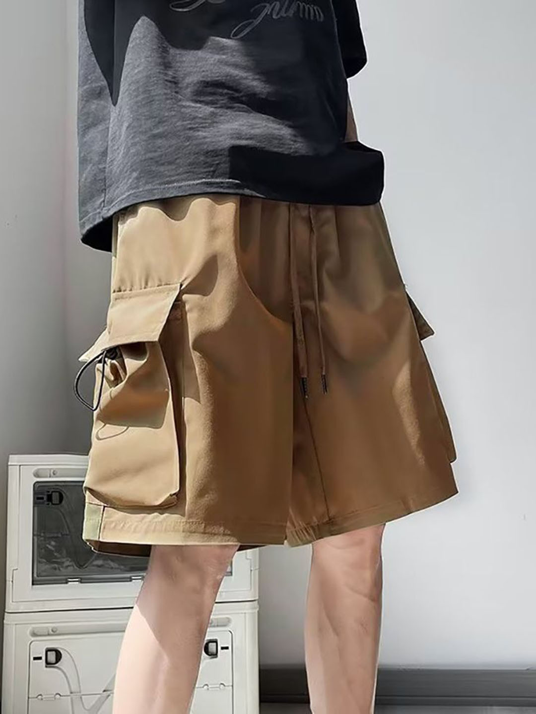 

StyleCast x Revolte Men Cargo Shorts, Khaki