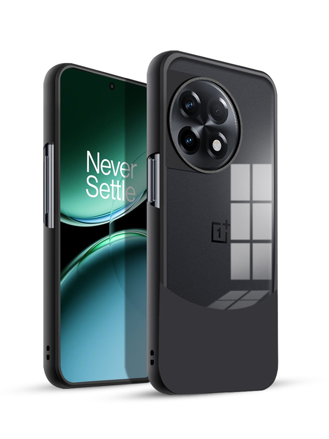 

Karwan Oneplus 11R Ultra-Hybrid Shockproof Back Case, Black