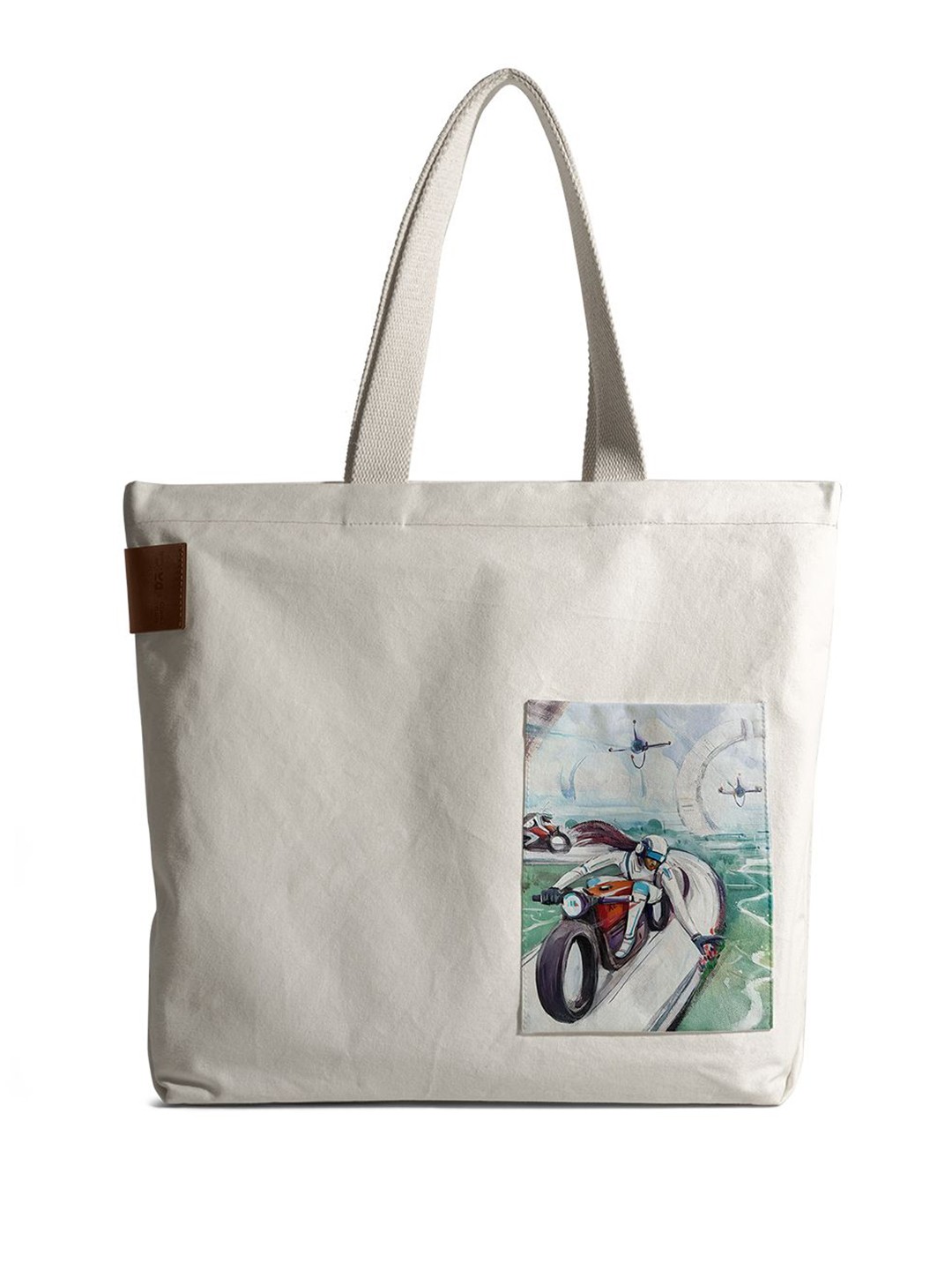 

DailyObjects Shopper Tote Bag, White