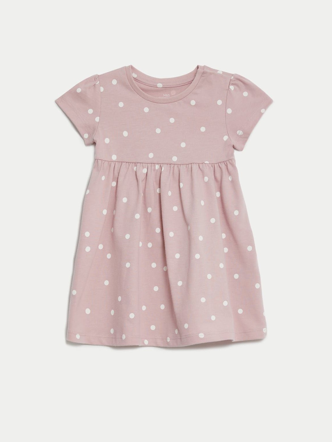 

Marks & Spencer Polka Dot Print Empire Dress, Multi