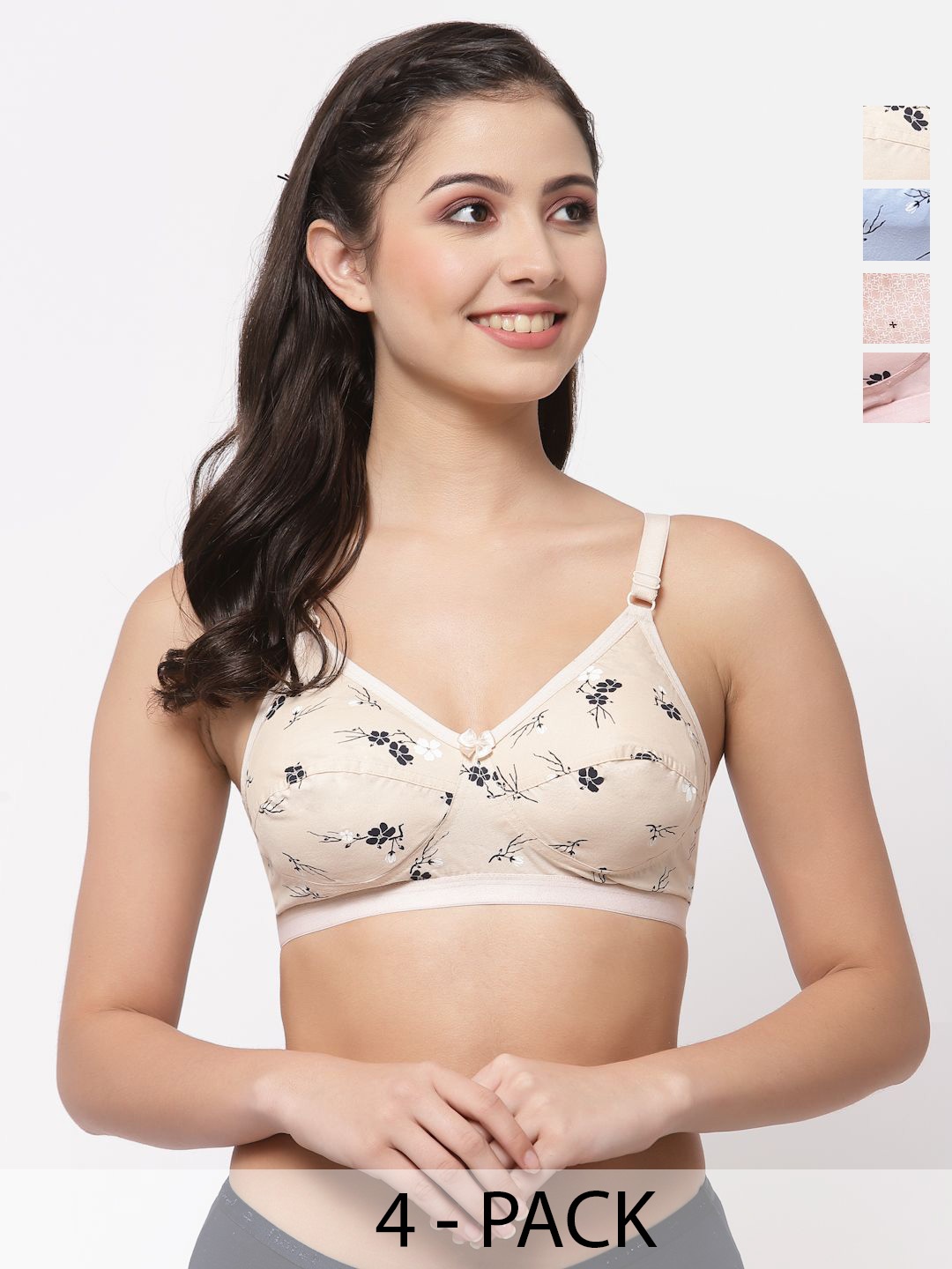 

Docare Floral Bra Full Coverage, Green