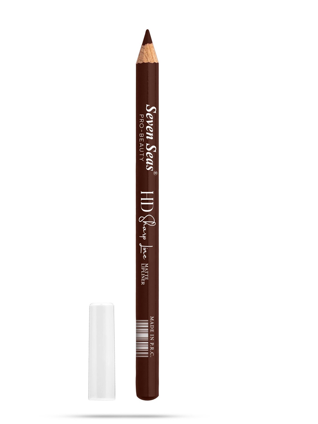 

Seven Seas HD Sharp Line Transferproof Matte Finish Lip Liner - Wine Night - 04, Brown