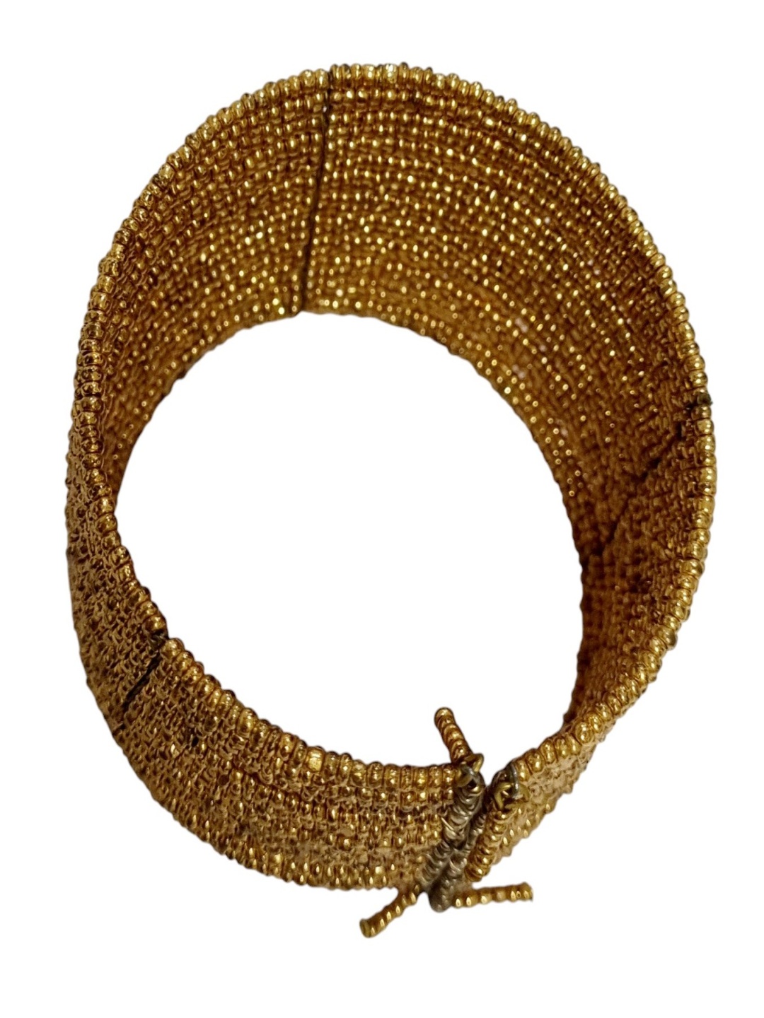 

Sangria Beaded Kada Bangle, Gold