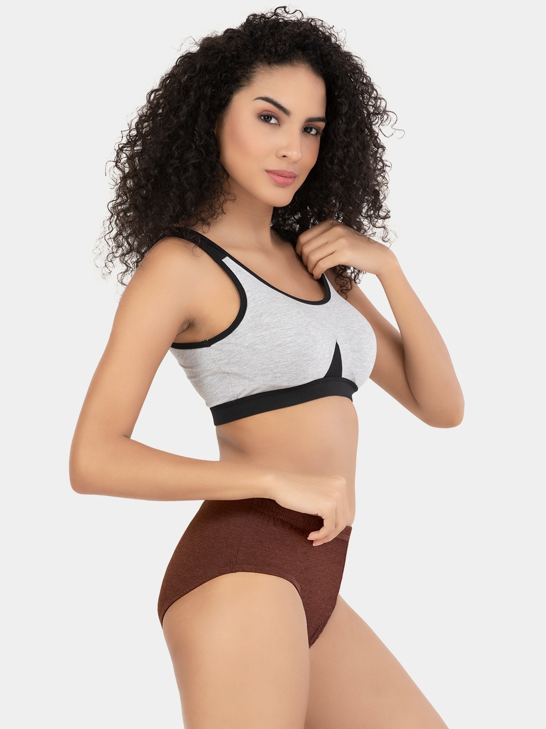 

Trylo Riza Solid And Soft Briefs-M Pack Of 3 Assorted Seamless Hipster Briefs Trylo Riza S