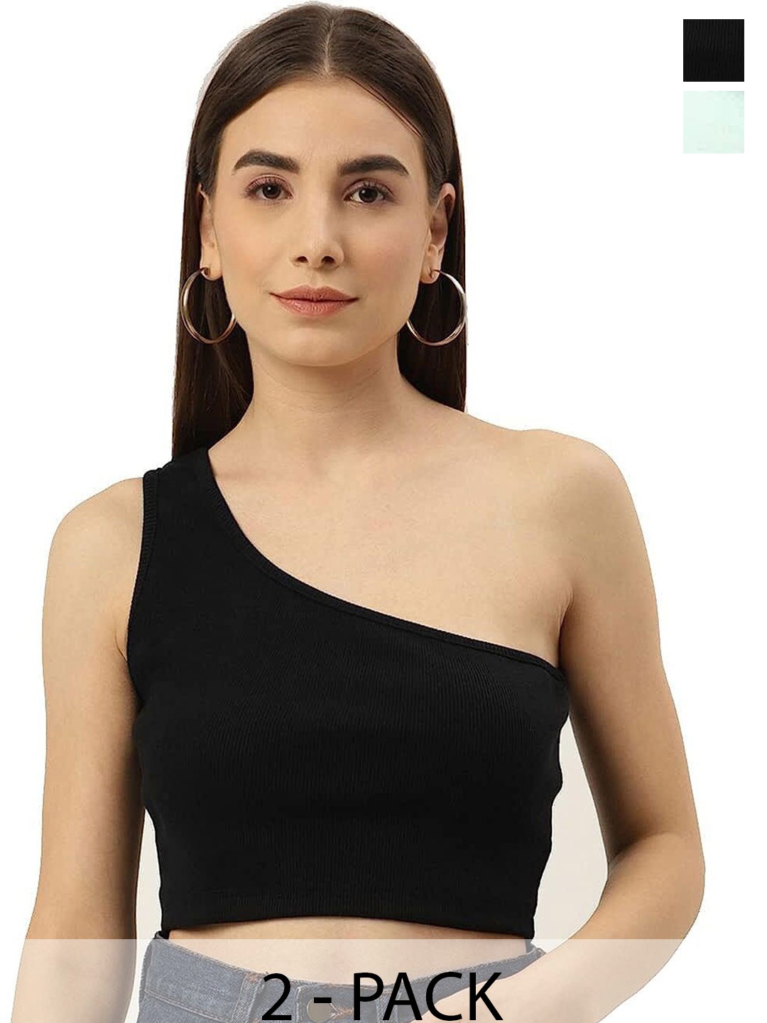 

SRISARAS Tank Crop Top, Black