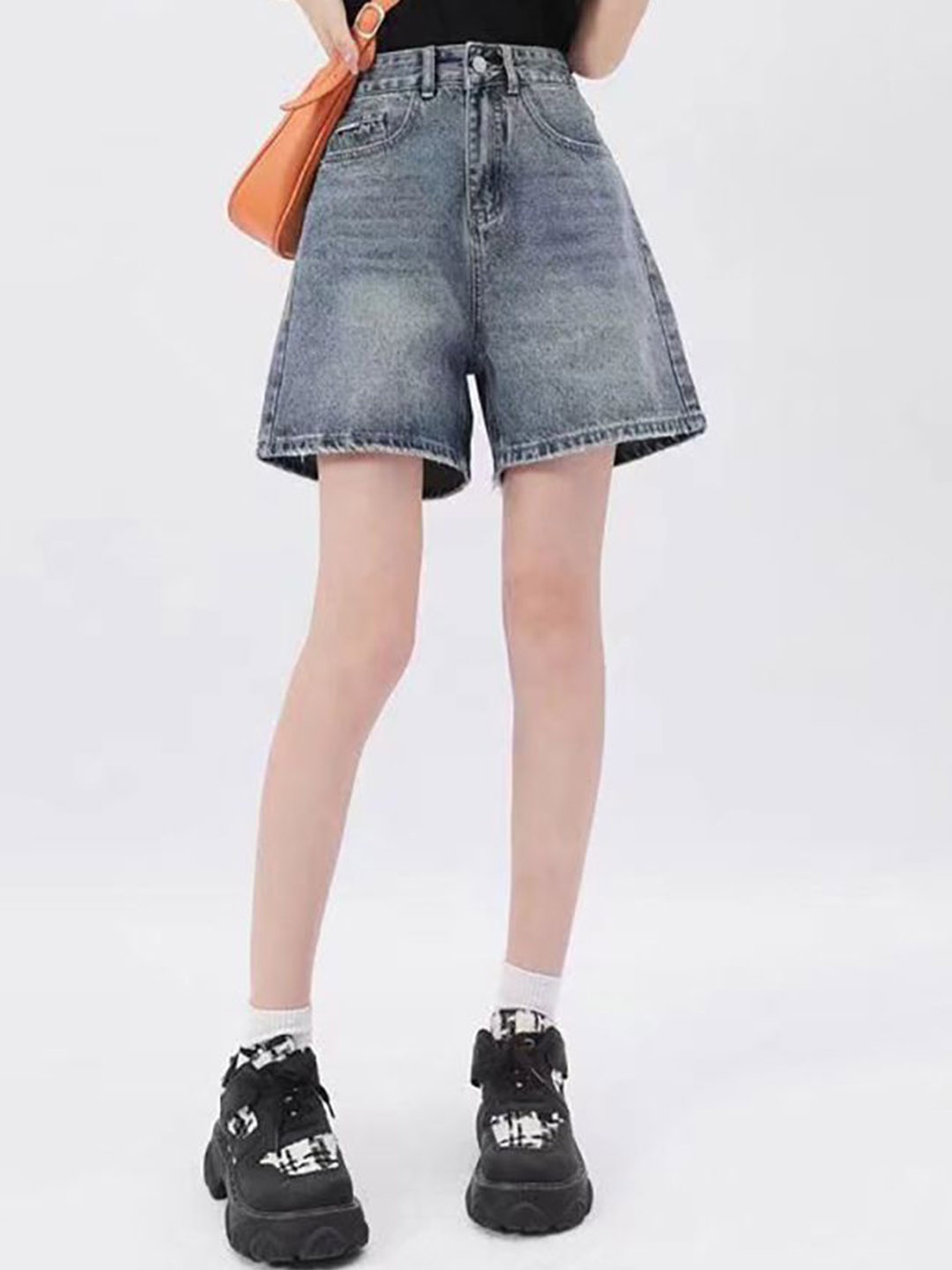 

StyleCast x Revolte Women Denim Shorts, Blue