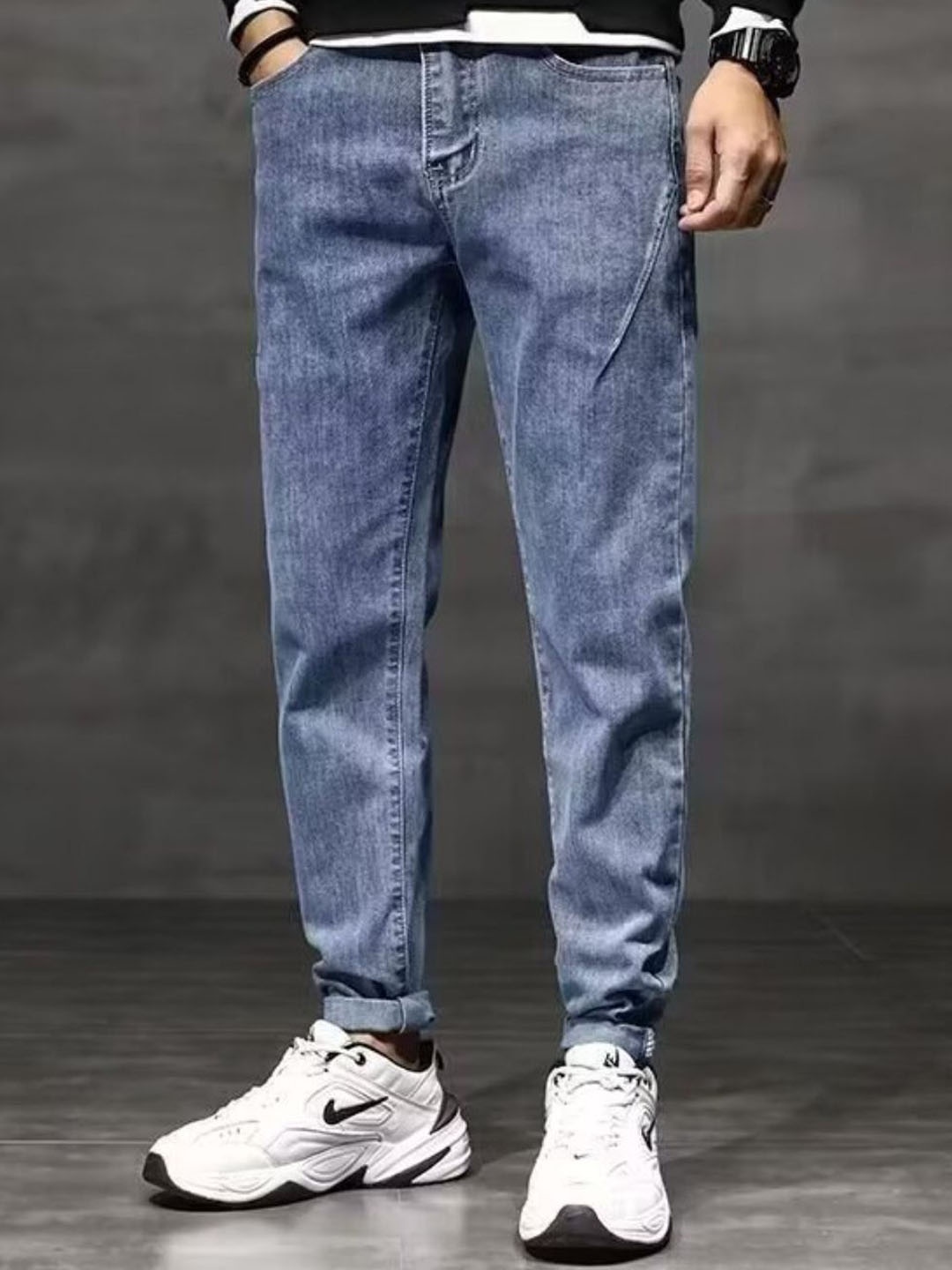 

HERE&NOW Men Slim Fit Jeans, Blue