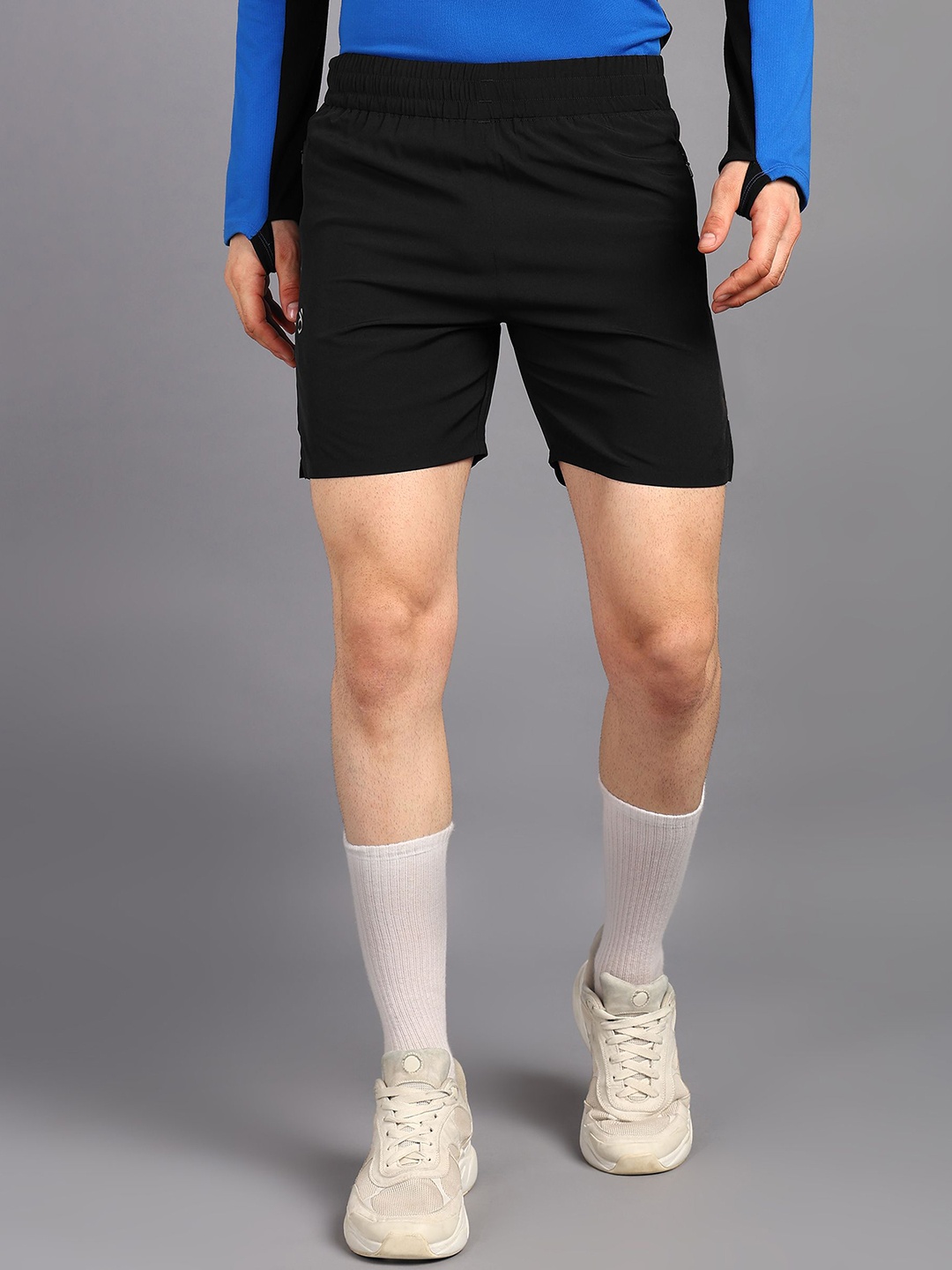 

Moda Rapido Men Slim Fit Sports Shorts, Black