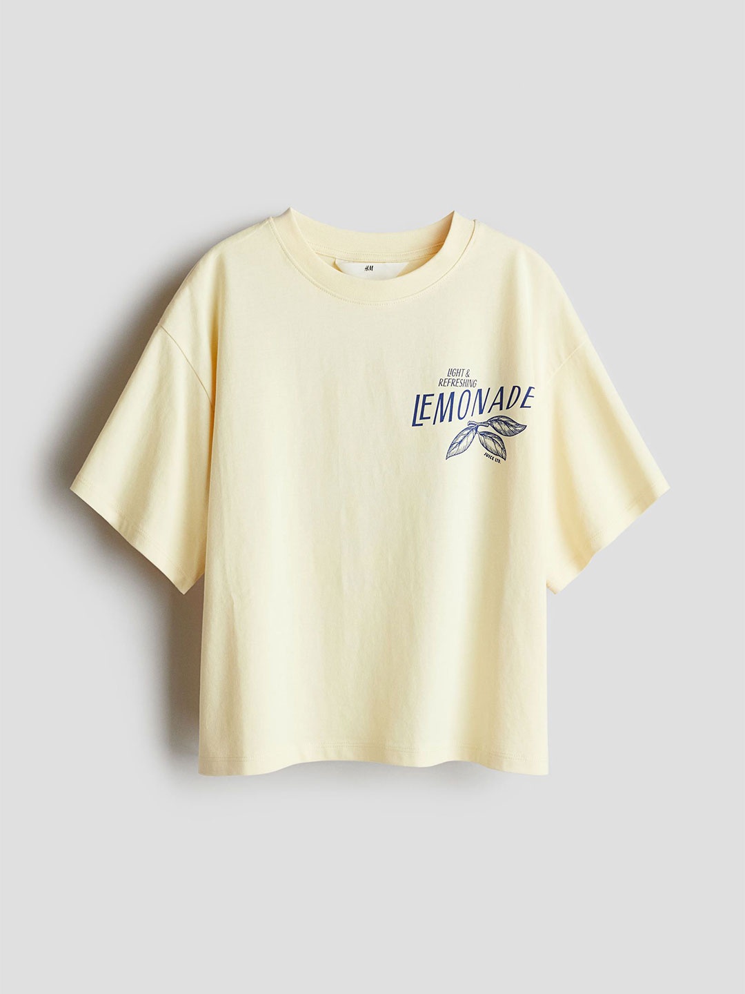 

H&M Oversized Cotton T-shirt, Yellow