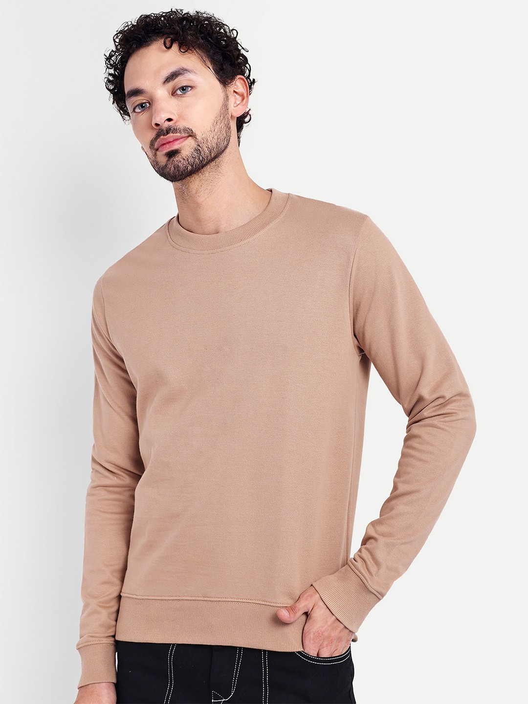 

House of Mool Men Sweatshirt, Beige