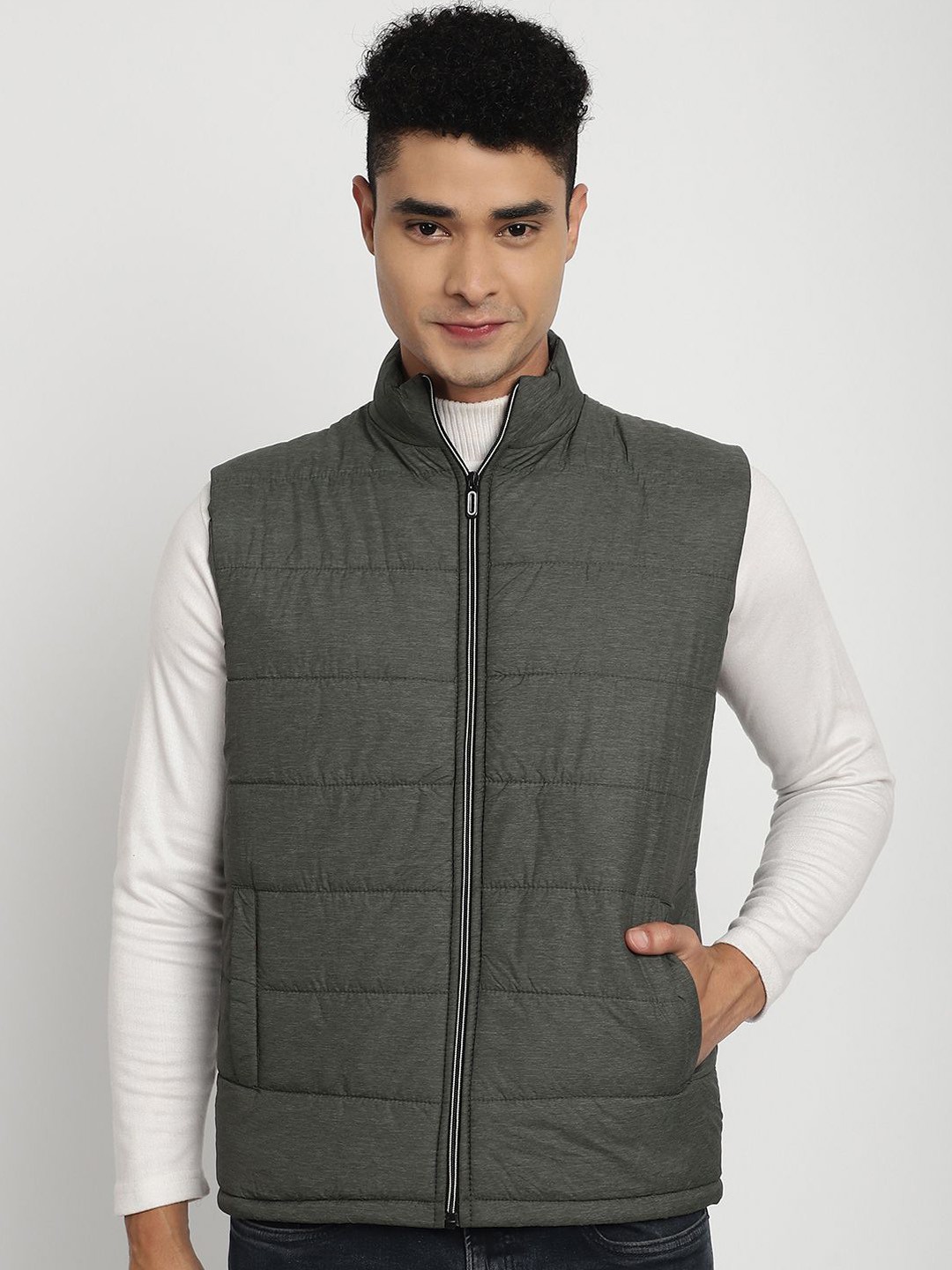 

SANHOK Men Lightweight Padded Jacket, Green