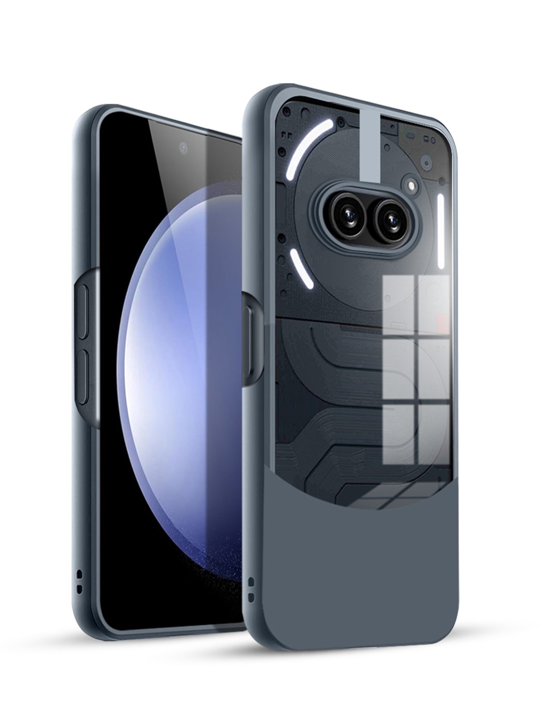 

Karwan Nothing 2A Ultra Hybrid Shockproof Back Case, Grey
