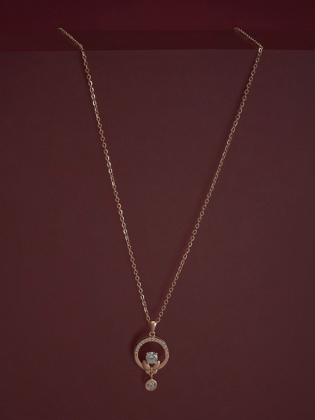 

Kushal's Fashion Jewellery Rose Gold-Plated Contemporary Pendants