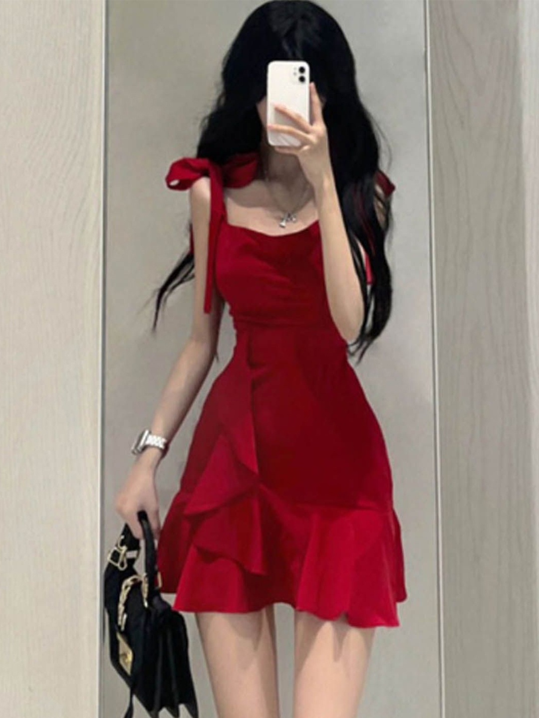 

StyleCast Fit & Flare Mini Dress, Red
