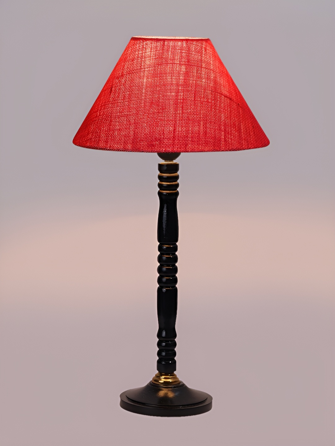

Devansh Pink Wooden Frustum Shaped Table Lamp