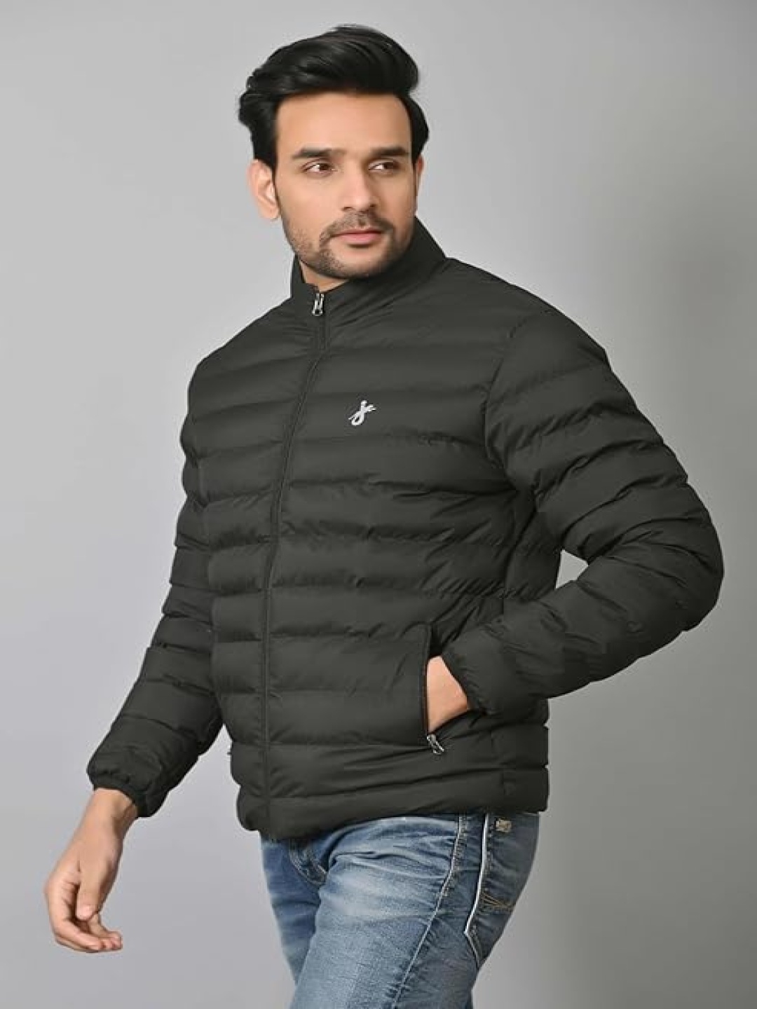 

JAGURO Men Lightweight Bomber Jacket, Black