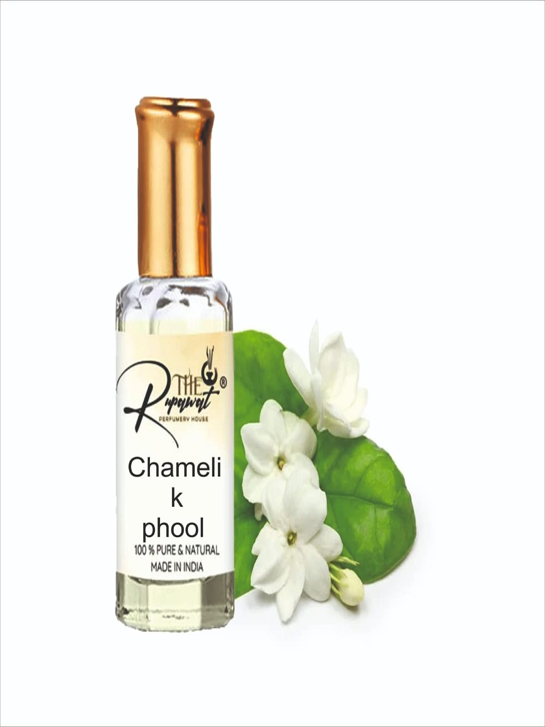 

THE RUPAWAT Perfumery House Chameli K Phool Natural & Alcohol Free Attar - 12 ml, Transparent