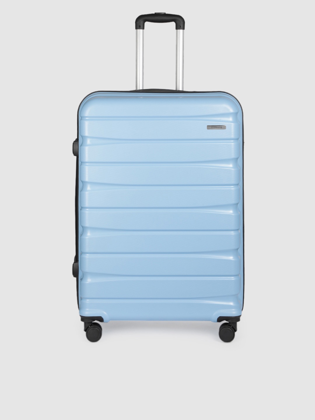 

Teakwood Leathers India 360-Degree Rotation Hard Sided Large Trolley Bag- 96L, Blue