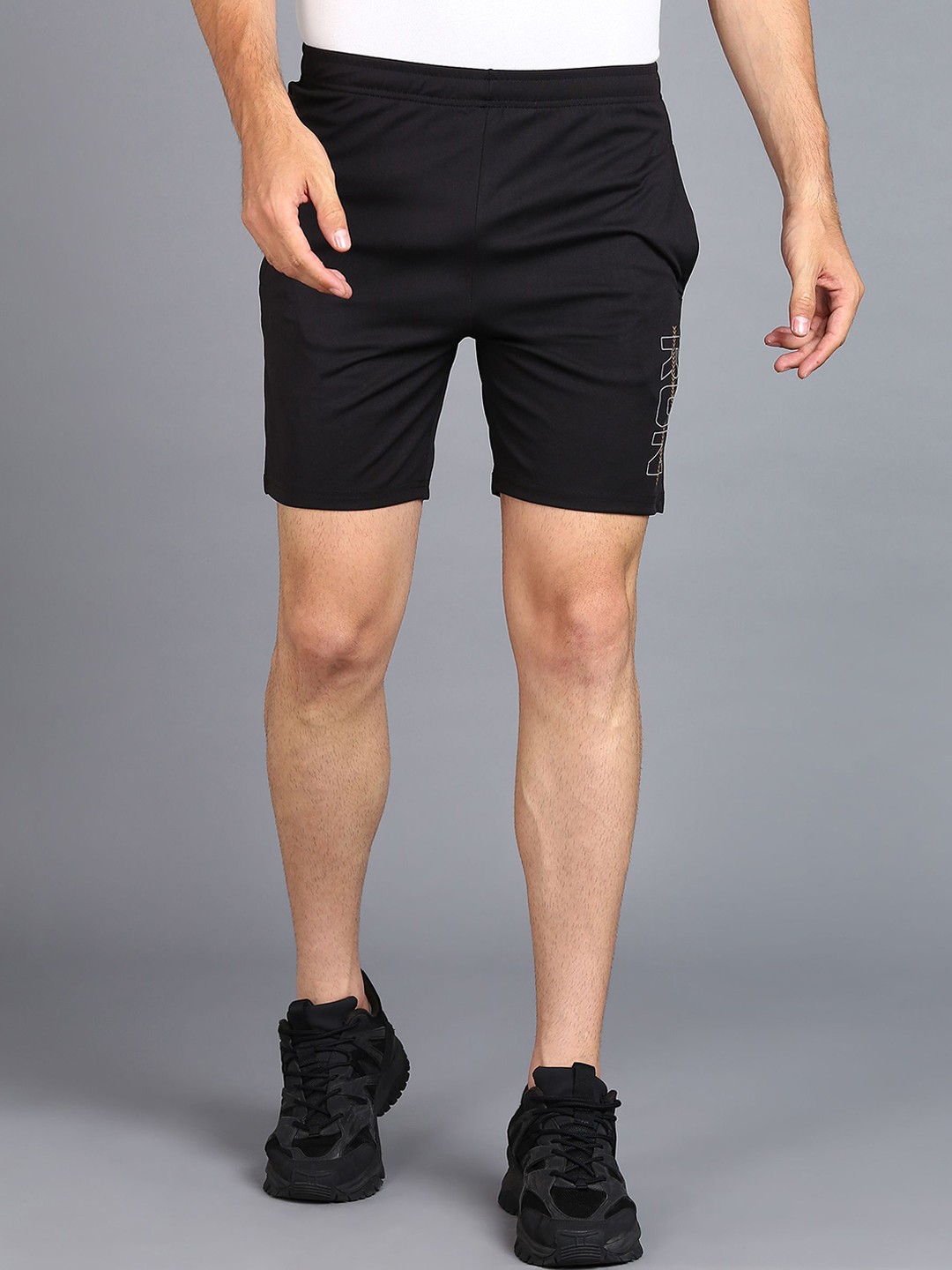 

Moda Rapido Men Slim Fit Sports Shorts, Black