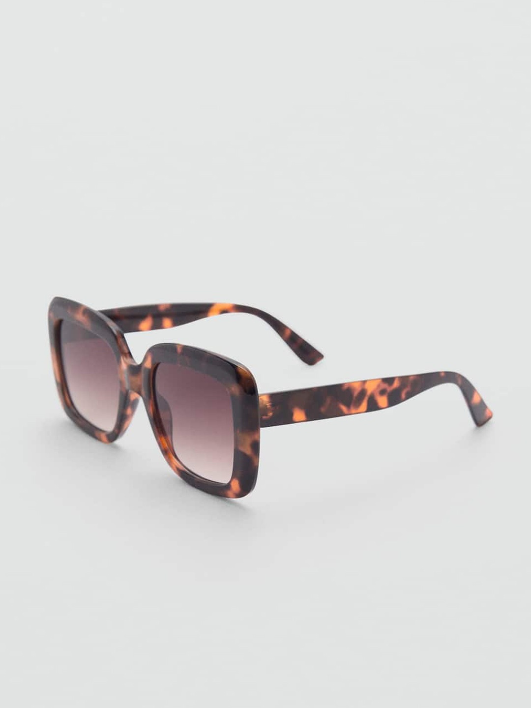 

MANGO Women Square Sunglasses with UV Protected Lens 87922537, Yellow