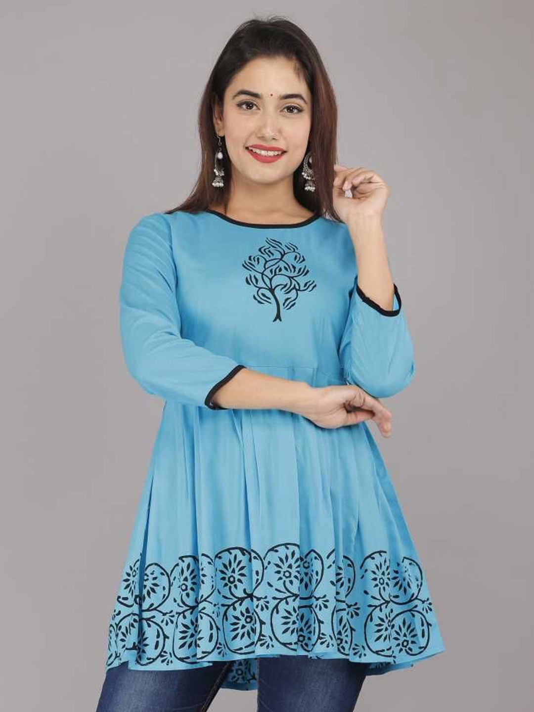 

NeeraFashion Print Top, Blue