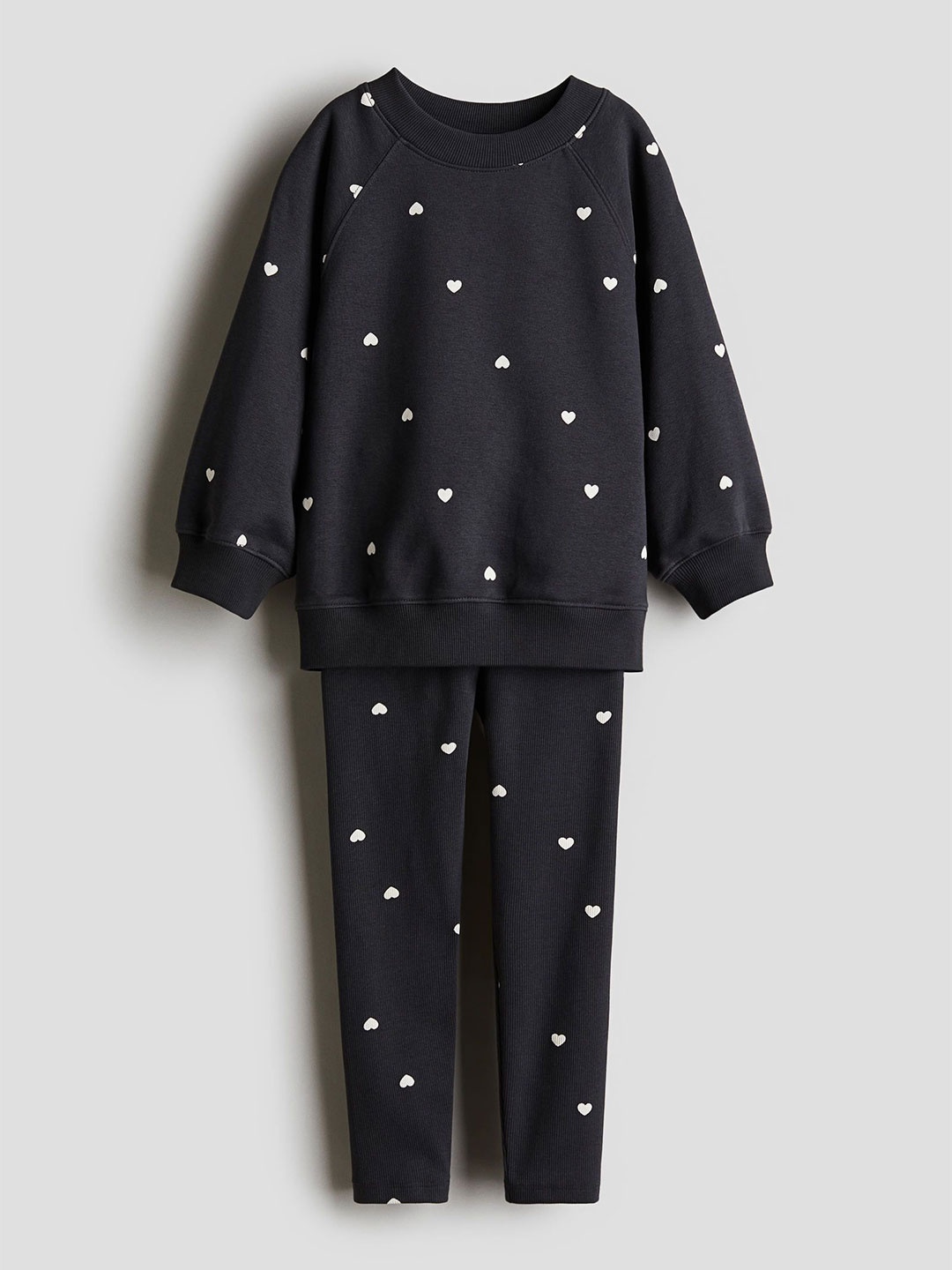 

H&M 2-Piece Sweatshirt & Leggings Set, Grey