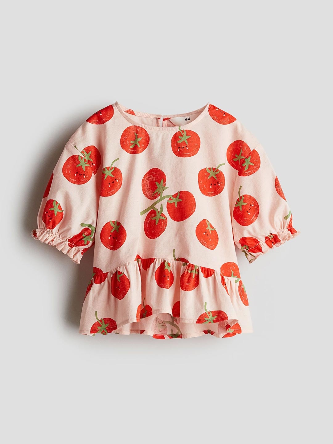 

H&M Peplum Blouse, Pink