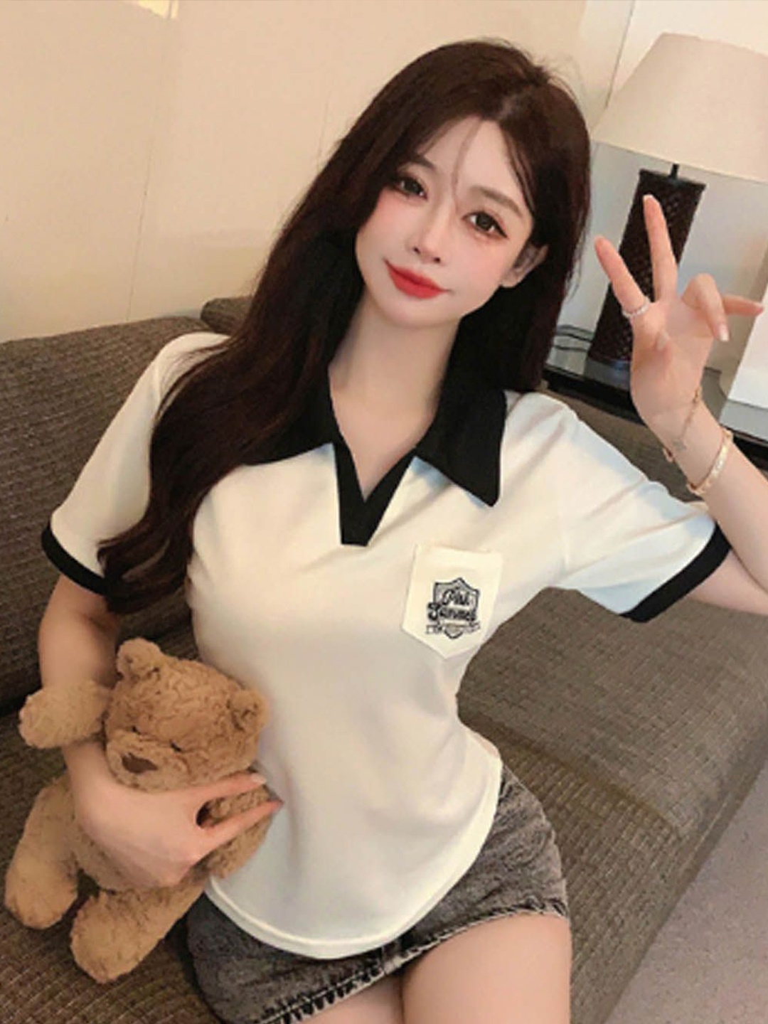 

StyleCast Top, Beige