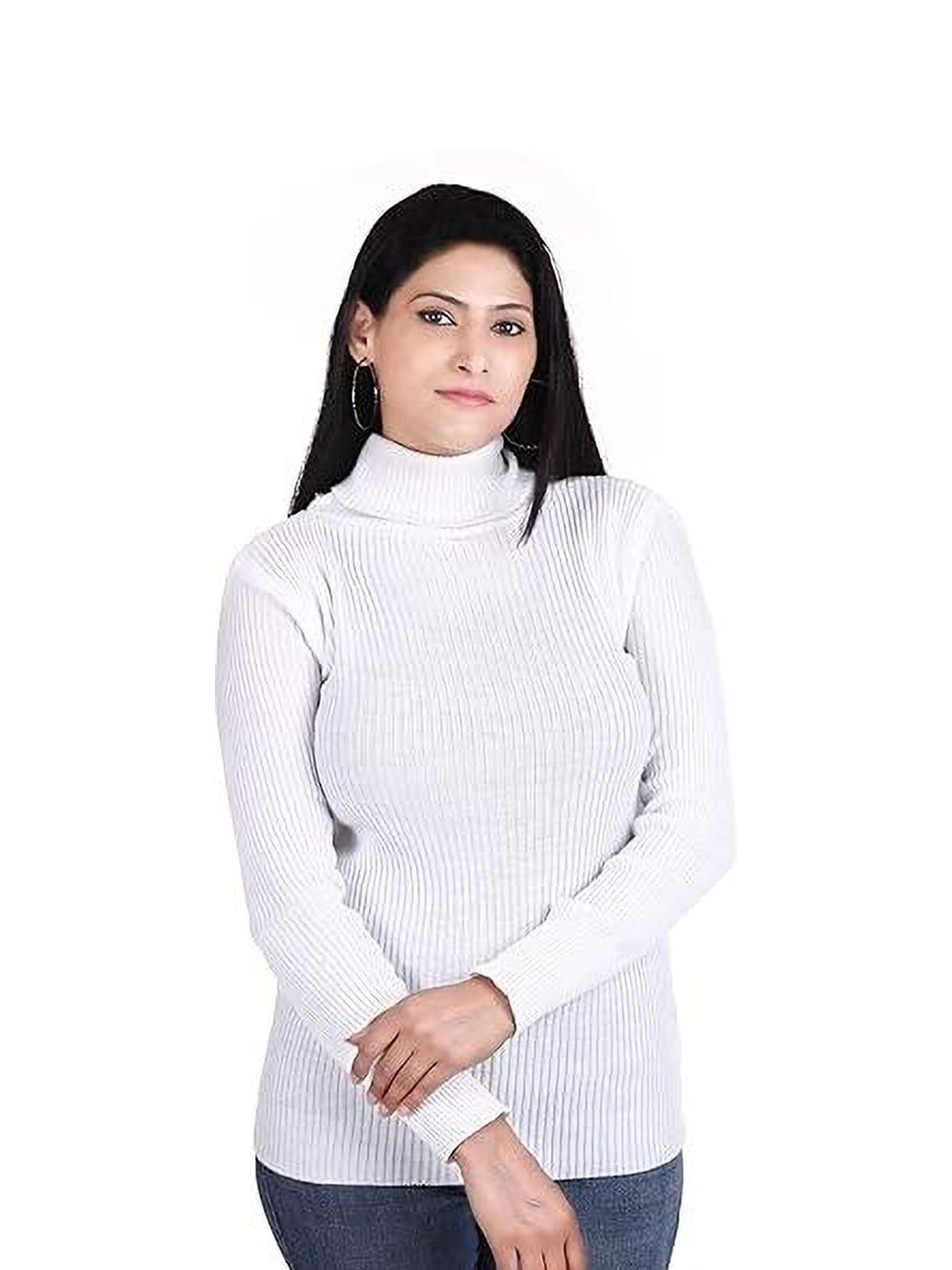 

SRISARAS Striped Tank Top, White
