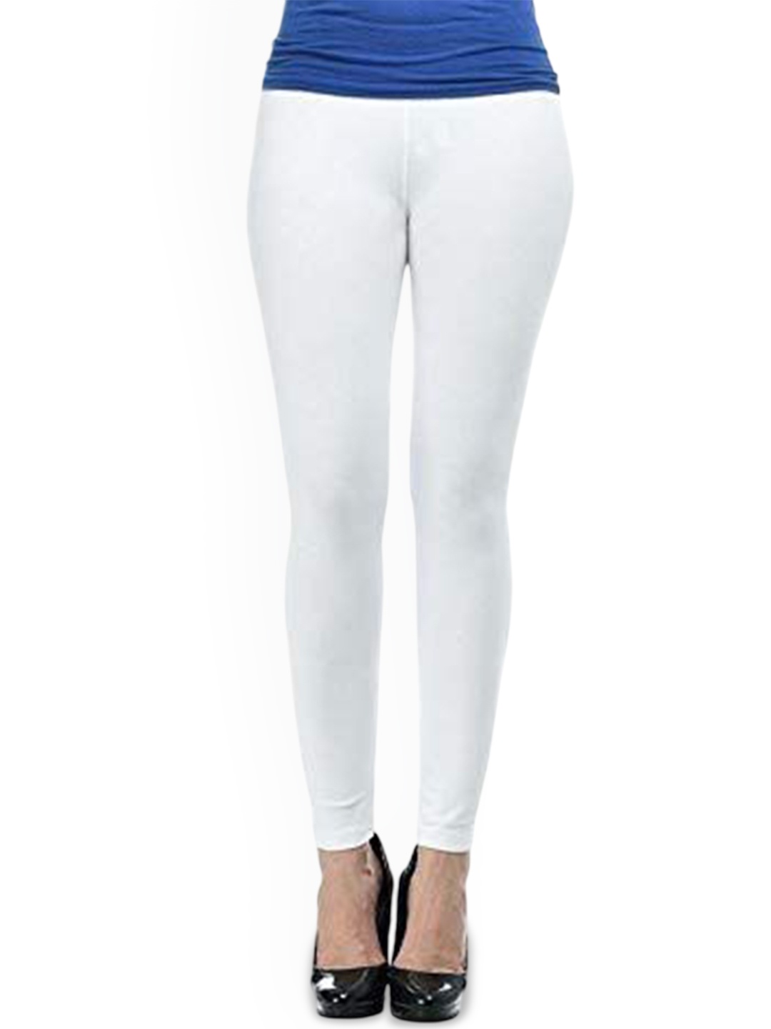 

DREAM & DZIRE Women Plus Size Ankle Length Leggings, White