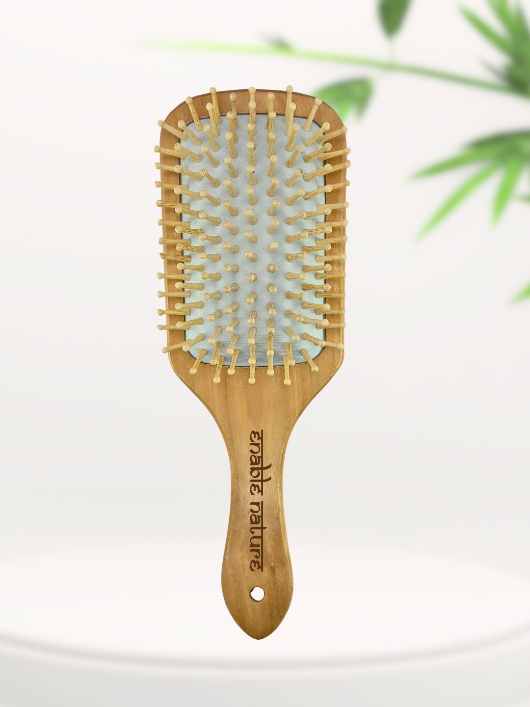 

Enable Nature Wooden Rectangle Hair Brush, Brown