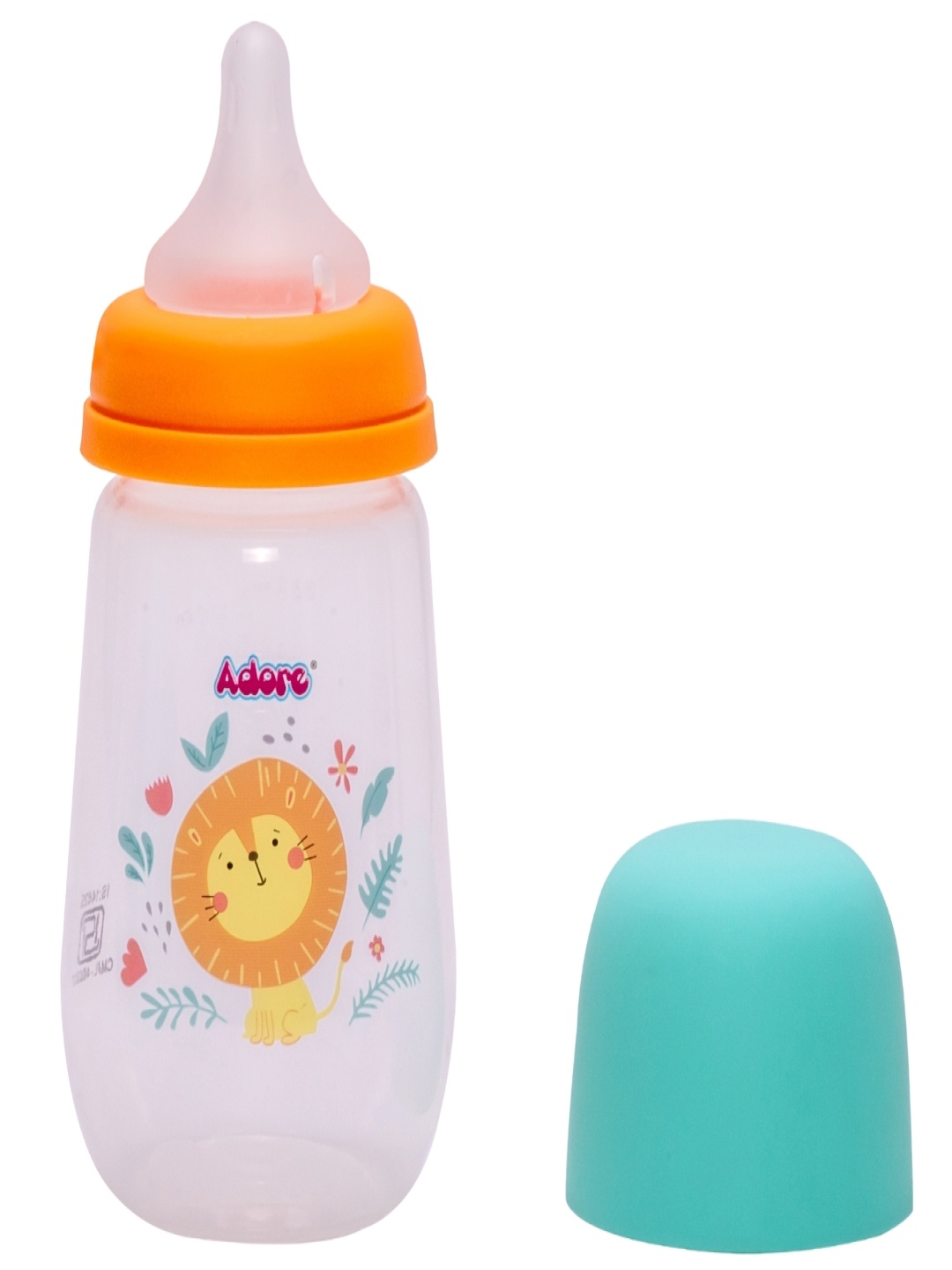 

Adore Wide Neck Dual Anti-Colic Feeding Bottle-250ml, White