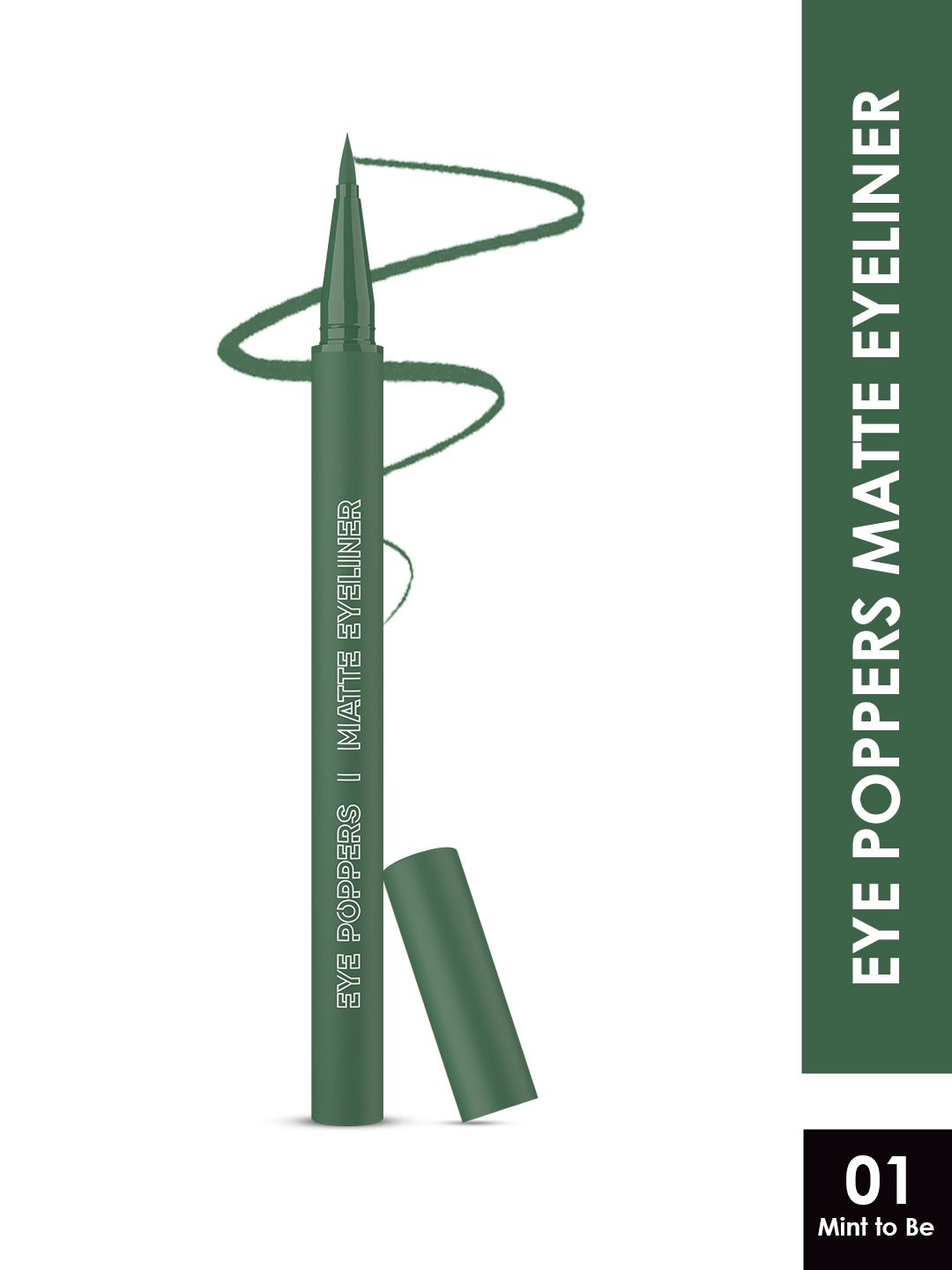 

Glam21 Eye Poppers Matte Eyeliner- Mint To Be 01, Green