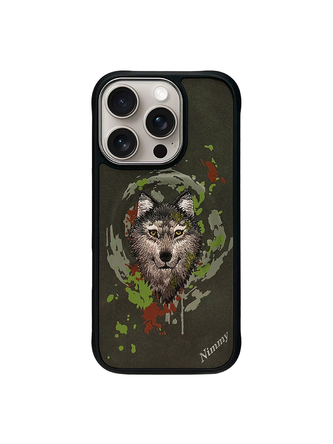 

TREEMODA Conversational Printed iPhone 16 Pro Back Case Mobile Accessories, Black