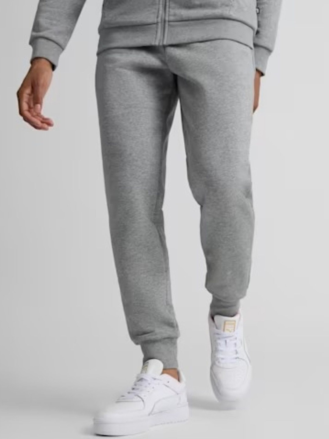 

Moda Rapido Men Mid Rise Joggers, Grey melange