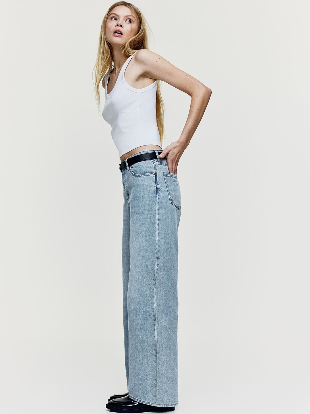 

H&M Wide jeans, Blue