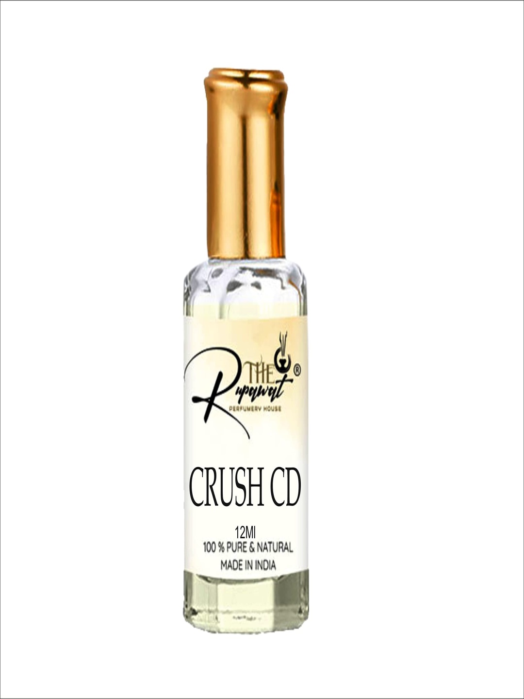 

THE RUPAWAT Perfumery House Crush CD Natural & Alcohol-Free Attar 12 ml, Transparent