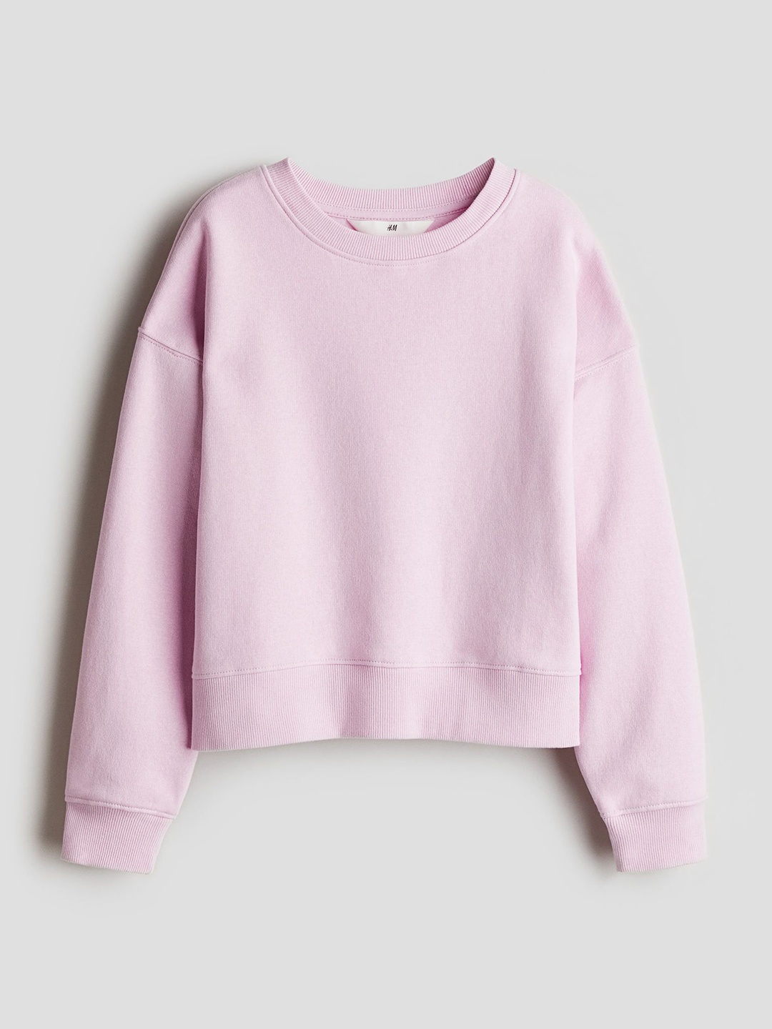 

H&M Girls Round Neck Sweatshirt, Pink