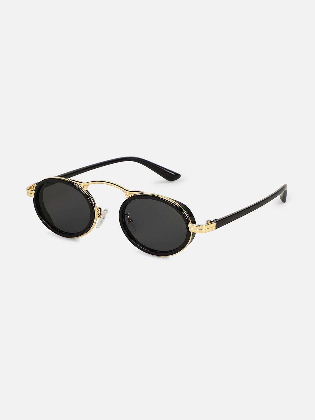 

HAUTE SAUCE by Campus Sutra Women Oval Sunglasses with Polarised Lens AW25_HSSG2782, Black