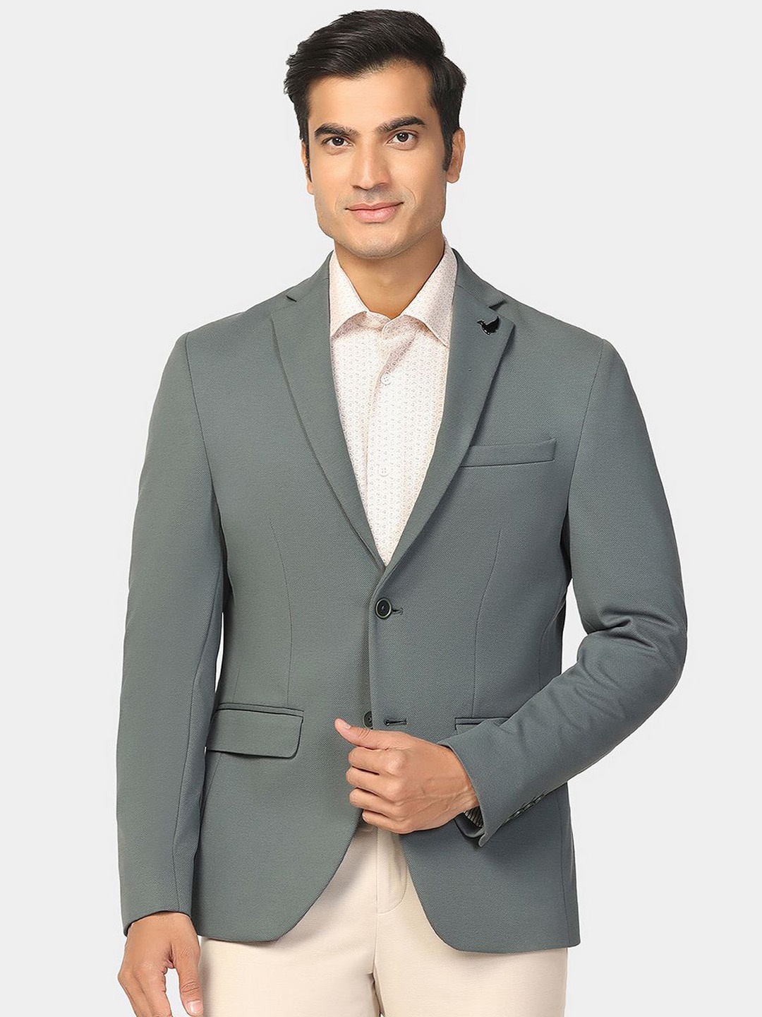 

Blackberrys Slim-Fit Single-Breasted Blazer, Olive