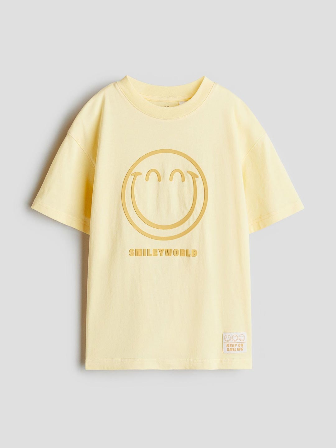 

H&M Oversized Printed T-shirt, Yellow