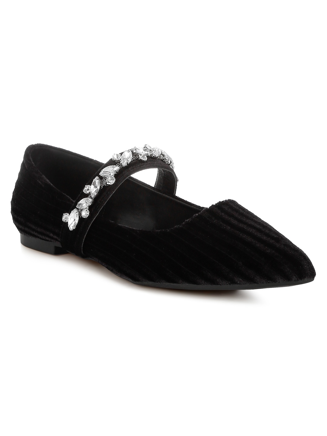 

RAG & CO Women Ballerinas Flats, Black