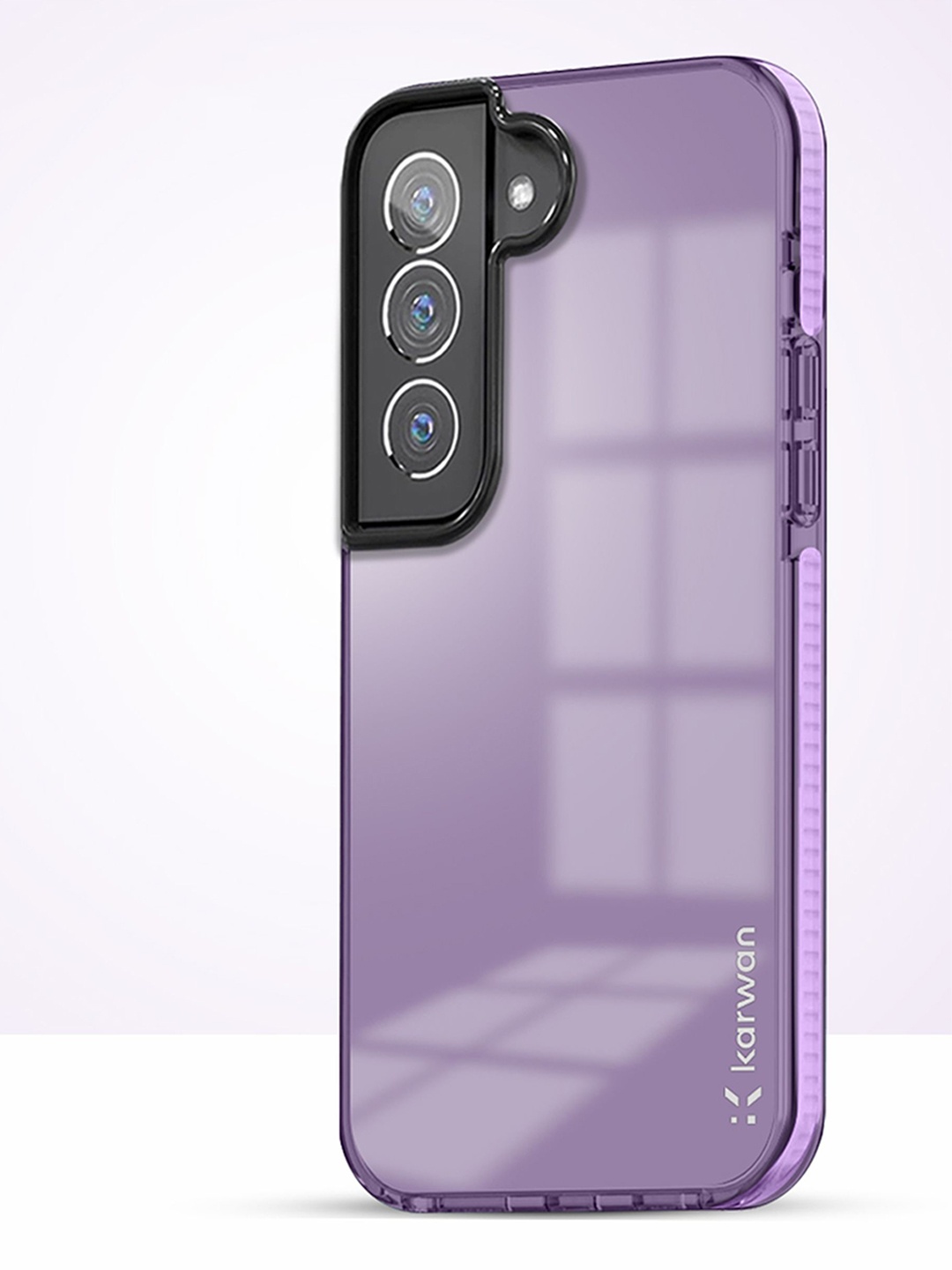 

Karwan Solid Samsung Galaxy S21 FE Back Case, Purple