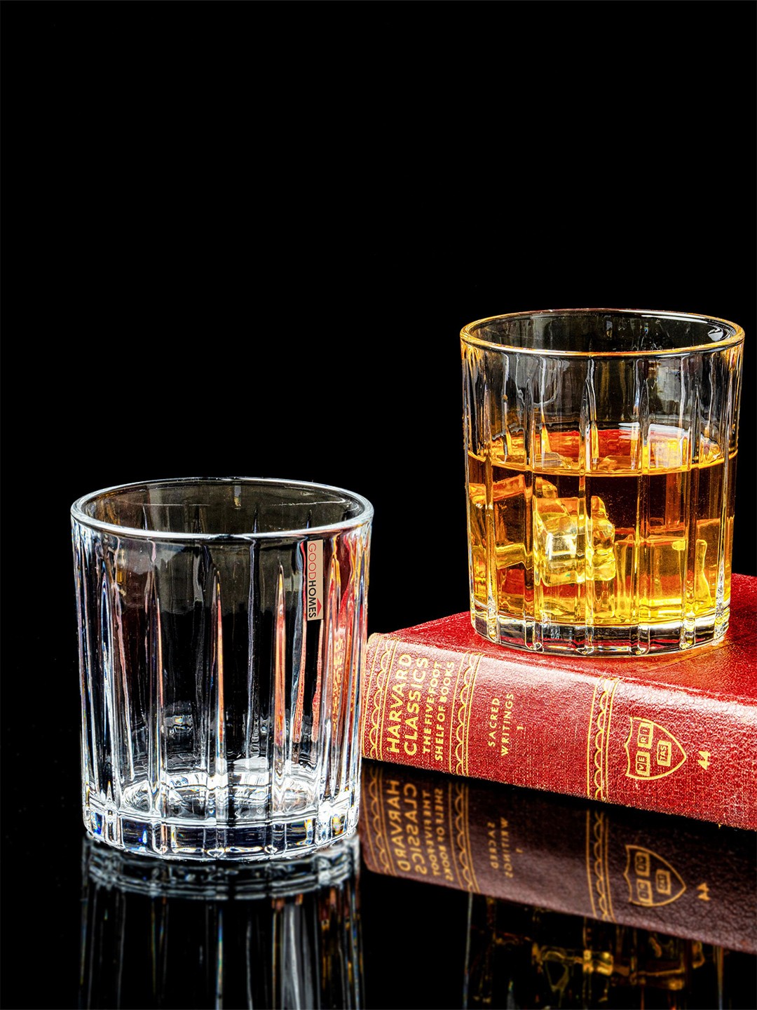 

Glass Whisky Tumbler Set of 6pcs, Transparent
