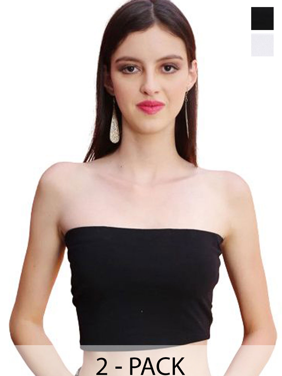 

SRISARAS Tank Crop Top, White
