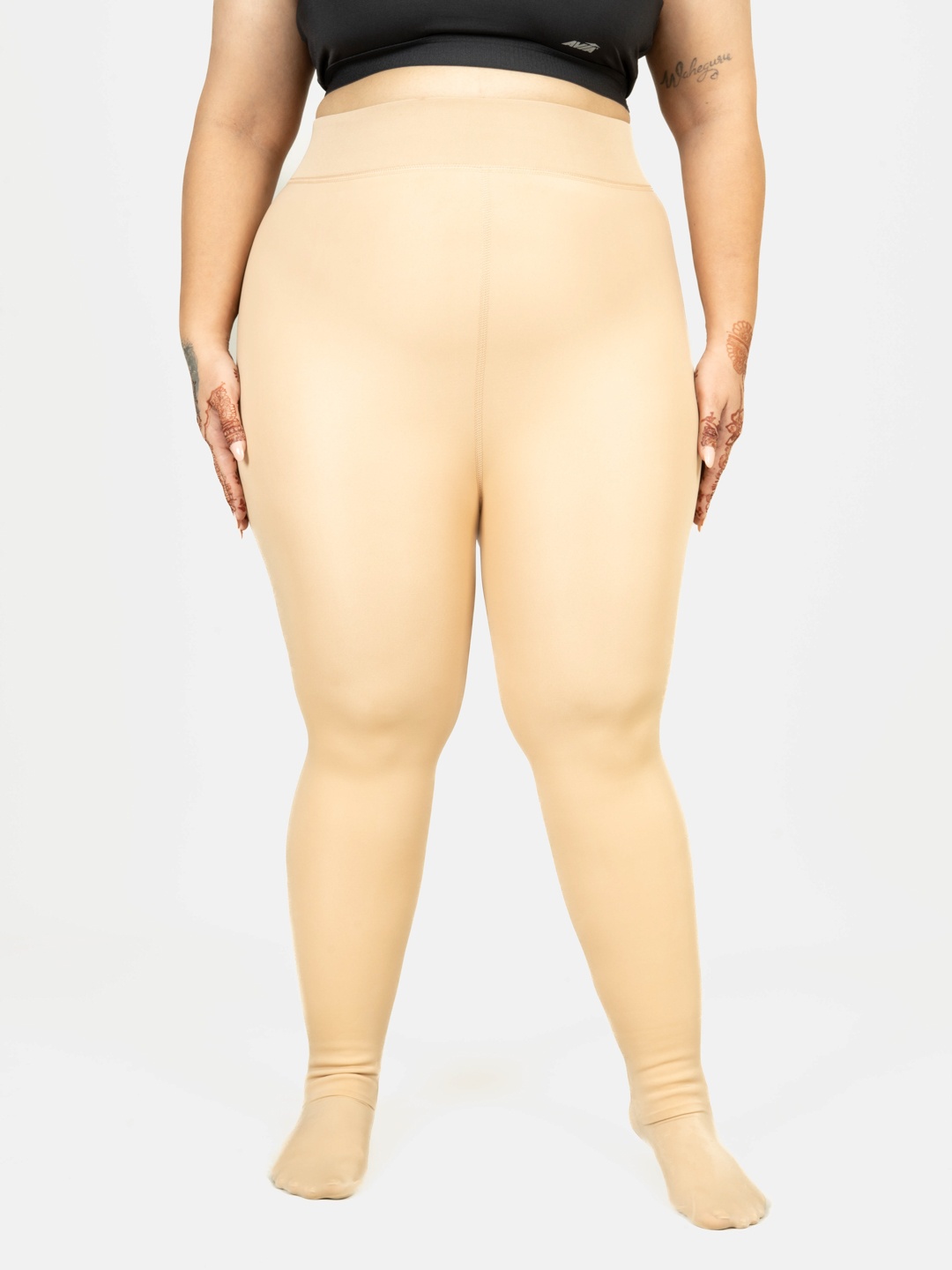 

Shapercult Women Ultra Premium Thermal Fleece Stockings, Beige